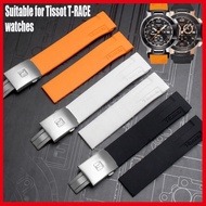 Tissot 1853 waterproof rubber strap male T048-417A motorcycle racing T-RACE silicone watch strap 21