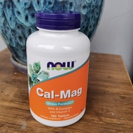 Now Foods the Cal Mag calcium magnesium shu YaDing contain vitamin C B 100 pieces