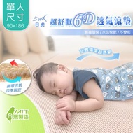 【日虎】MIT超舒眠6D透氣涼墊 單人尺寸