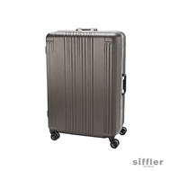 siffler 日系防刮鋁框行李箱 -24吋- 附白爛貓箱套 M
