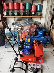 Stamper kodok pemadat jalan+Mesin penggerak HDI 7.5HP by HYUNDAI