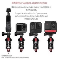 DJI大疆零件 配件 運動相機自行車夾支架適用于OSMO ACTION POCKET Insta360 GoPro