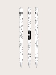1sheet Galaxy Pattern Apple Pencil 1st Sticker