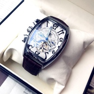 2021 new☌  Muller  Top Brand Luxury Men's Watches Tourbillon Automatic Quartz 3bar Waterproof Watch Men FOR FRANCK Mechanical Wristwatch