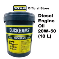 Duckhams Q Diesel 20W50 CF4/SG (18 liters) - Diesel Engine Oil - Minyak Hijau