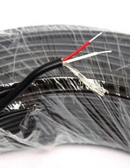 單隔隔離線 訊號隔離線 音響隔離線 Style 2547 2C 26AWG 80℃ 300V 隔離線 黑色