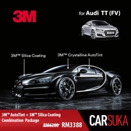 [3M Sedan Gold Package] 3M Autofilm Tint and 3M Silica Glass Coating for Audi TT (FV), year 2015 - Present (Deposit Only)