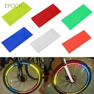 EPOCH Cycling Decor Bicycle Sticker Reflective Fluorescent Reflective Strip Reflector Sticker Cycling Bike Accessories MTB Bike Wheel Sticker Reflector Tape/Multicolor