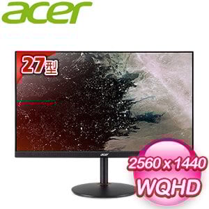 ACER 宏碁 XV272U P 27型 IPS薄邊框 2K電競螢幕