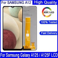 【Local seller】 Amoled A12 LCD For Samsung Galaxy A12F LCD Display With Frame SM-A125F /DSN LCD Scre