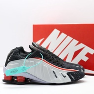 SEPATU COWOK NIKE SHOX SILVER MERAH 39-45 SNEAKERS SALE
