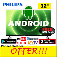 Philips 32 inch FULL HD 1080p ANDROID TV Smart LED 32PHT6915/68 with DVB T2 Tuner MYTV Sharp Freeview 32PHT6915 / 40 40PFT5883