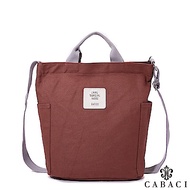 CABACI 清新色系斜背手提帆布包