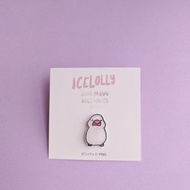 Bird pin badge Java sparrow