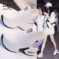 WOMAN Shoes Korean Fashion Heighten Sneaker for Women on sale 2021 Thick Sole Rubber Shoes