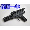 iGUN MP5 鎮暴槍 17MM CO2槍 + 槍盒 + 小鋼瓶 + 鋁彈 (手槍漆彈槍防身噴霧防衛