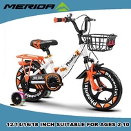 Merida Foldable Bicycle 12-18 Inch Children Folding Bicycle Tricycle Boy 2-10 Years Old Bicycle