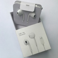 ชิปของแท้100% สำหรับ Apple iPhone 7 8 X XR 11 12หูฟังขนาดจิ๋วหูฟังแบบมีสายสำหรับ iPhone 11 Pro XS Max หูฟังขายปลีกกล่อง