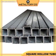 BESI HOLLOW TUBE MILD STEEL MILD STEEL (BESI) SQUARE HOLLOW - 1 FT (KAKI PANJANG) - 5 FT ( KAKI PANJANG)