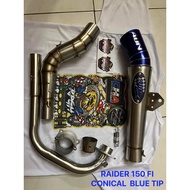 AUN / DAENG SAI4 / CHA RAMA for raider 150 fi high quality open pipe ❤️❤️