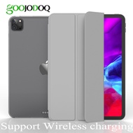HF GOOJODOQ for iPad Pro 11 Case 2020 Pro 12.9 2018 2020 Case Funda Support Wireless Charging for Apple Pencil Soft TPU Cover