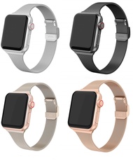 Milanese LOOP STRAP for Apple Watch band 40mm 38mm I Watch band Series 5/4/3/2/1 44mm 42mm Metal stainless STEEL Bracelet