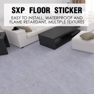 New SXP Materials 60X30cm  Marble Design Vinyl Floor Stickers Adhesive Tiles Flooring