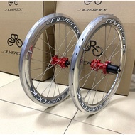 SILVEROCK aluminum alloy Foldie folding bike Foldable bike fnhon dahon crius wheel set rim set 20 inch 406 451