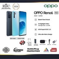 OPPO Reno 6 5G Smartphone | 8GB RAM + 128GB ROM | 1 Year Warranty Under OPPO Malaysia