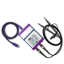 LOTO USB/PC Osiloskop Seri OSCA02, 100 MS/s, BW 35MHz, 2-Channel/Skop + Generator Sinyal + Logic Analyzer/8 ~ 13 Bit Resolusi