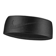 Nike 頭帶 Dry Wide Headband 男女款 寬版 運動休閒 吸濕排汗 球類運動 跑步 黑 N100342700-1OS