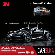 [3M SUV Gold Package] 3M Autofilm Tint and 3M Silica Glass Coating for Toyota FJ Cruiser, year 2011 - 2016 (Deposit Only)
