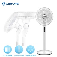 AIRMATE艾美特 14吋 32段速微電腦遙控ECO溫控Wifi智能DC直流電風扇 SA35195R