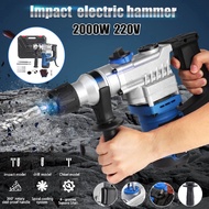 Industrial impact drill hammer 3 mode (rotary hammer,rotary drill and chipping gun) with drill bit