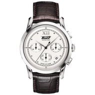 【TISSOT 天梭】Heritage 1948系列古典計時機械錶-銀x咖啡/39.5mm(T66171233)