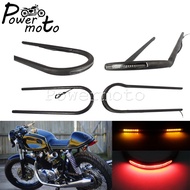original@ Motorcycle Rear Seat Hoop Loop LED Tail Brake Turn Signal Light for YAMAHA SR125 SR250 SR4