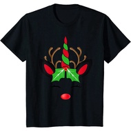 Cute Christmas Unicorn Reindeer Xmas Christmas Gift Idea T-Shirt