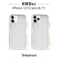 Telephant太樂芬  iPhone 12/12Pro NMDer抗汙防摔含背蓋手機殼-棉花糖