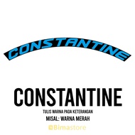 Constantine Bicycle Rims Sticker | Width 1-3 cm | 16", 18", 20", 24", 27.5", 29", 700c | Mtb BMX Folding Mountain Bike Wheel Rims Sticker Fixie Rims Stickers