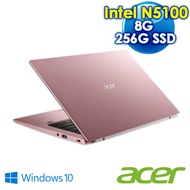 Acer宏碁SWIFT1 SF114-34-C6NT 14吋輕薄筆電 粉 (Intel N5100/8G/PCIE 256G SSD)