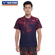 【新品上市】VICTOR/威克多 男女款羽球服 透氣上衣V領T恤比賽系列00009 01009