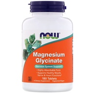 Now Foods, Magnesium Glycinate, 180 Tablets