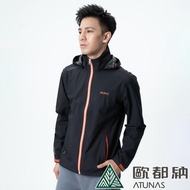 【ATUNAS 歐都納】男款GORE-TEX Paclite單件式外套(A1-G1807M黑/環保無氟/防風/防水/透氣/超輕/高爾夫球)