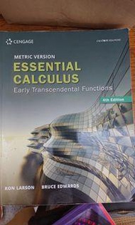 微積分 Essential Calculus 4/E Larson 9789579282079 大學 大一