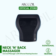 ⚡Arccoil™ | Electric Massage Pillow Car Home Use Shiatsu Kneading Massager Cushion with Heating