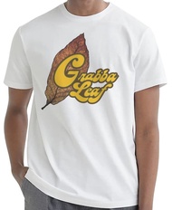 Grabba Logo Leaf Blunt Wrap OG Kush White T-Shirt