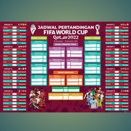 poster jadwal world cup qatar 2022 - piala dunia