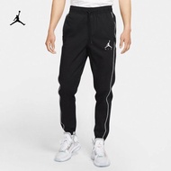 【NIKE 耐吉】運動褲 長褲 JORDAN JUMPMAN 黑 縮口 輕薄 拉鍊 休閒 男(CK6856-010)