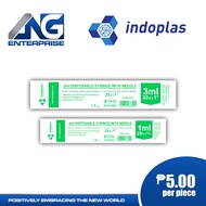 Indoplas Disposable Syringe (1ml, 3ml)