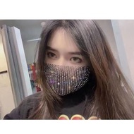 【買上癮】時尚水鑽透氣口罩(水鑽口罩 亮鑽 口罩套 外罩 可水洗)